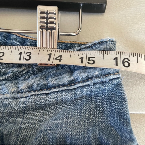 BKE Denim women’s StarDust Flare Distressed Jeans 30 X 29 1/2 - Picture 10 of 12